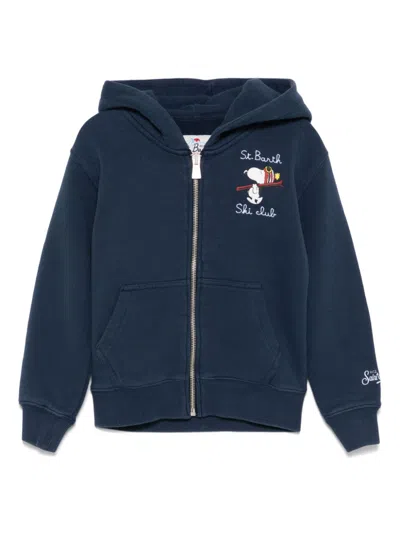 Mc2 Saint Barth Kids' X Peanuts Cotton Hoodie In Multicolour