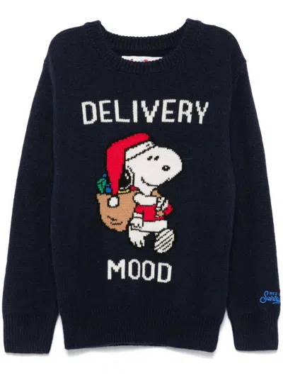 Mc2 Saint Barth Kids' X Peanuts™ Douglas Sweater In Blue