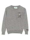 Mc2 Saint Barth X Peanuts™ Douglas Sweater In Gray