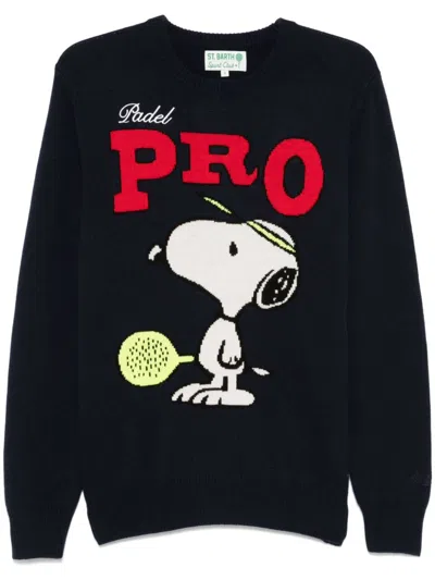 Mc2 Saint Barth X Peanuts Heron Sweater In 蓝色