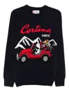 Mc2 Saint Barth X Peanuts Heron Sweater In Black