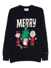 Mc2 Saint Barth X Peanuts Heron Sweater In Blue