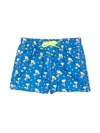 Mc2 Saint Barth X Peanuts Jean Lightning Swim Shorts In Blue