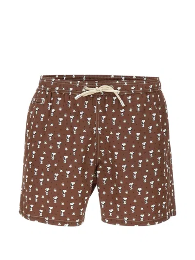 Mc2 Saint Barth Costume Da Bagno Con Stampa In Brown