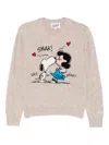 Mc2 Saint Barth X Peanuts Long-sleeve Sweater In Neutral