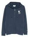 Mc2 Saint Barth X Peanuts Mercer Zip-up Hoodie In Blue