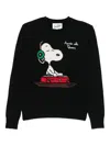 Mc2 Saint Barth X Peanuts New Queen Jumper In Black