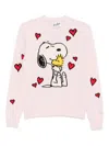 Mc2 Saint Barth X Peanuts New Queen Jumper In Pink