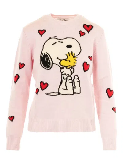 Mc2 Saint Barth X Peanuts New Queen Sweater In Pink
