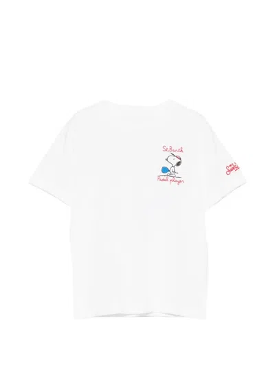 Mc2 Saint Barth Kids' X Peanuts Portland T-shirt In White