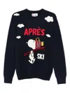 Mc2 Saint Barth X Peanuts Snoopy Jumper In Black