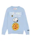 Mc2 Saint Barth X Peanuts Snoopy Jumper In Blue
