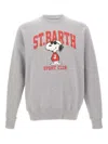 Mc2 Saint Barth X Peanuts Snoopy Logo Sweatshirt In Gray