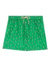 Mc2 Saint Barth X Peanuts Snoopy-print Swim Shorts In Green