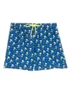 Mc2 Saint Barth X Peanuts Snoopy-printed Swim Shorts In Blue