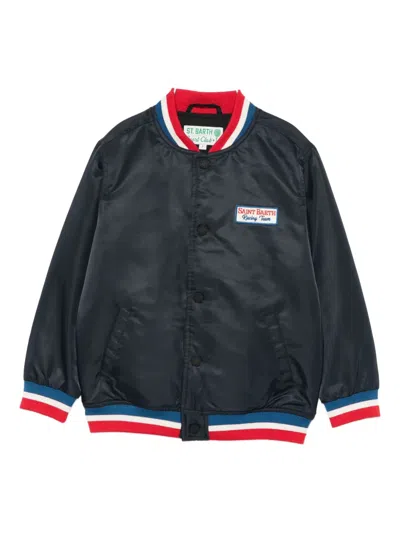Mc2 Saint Barth Kids' X Peanuts Wells Jr Jacket In Blue