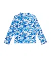 Mc2 Saint Barth X Rick Dick Uv Protection Rash Guard Top In Blue