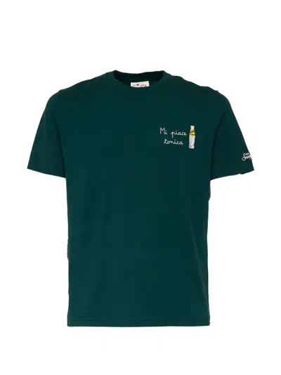 Mc2 Saint Barth X Schweppes Portofino Embroidered T-shirt In Green