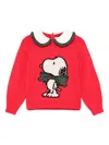 Mc2 Saint Barth X Snoopy Calia Sweater In 红色
