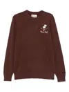 Mc2 Saint Barth X Snoopy Graphic-print Sweatshirt In Brown