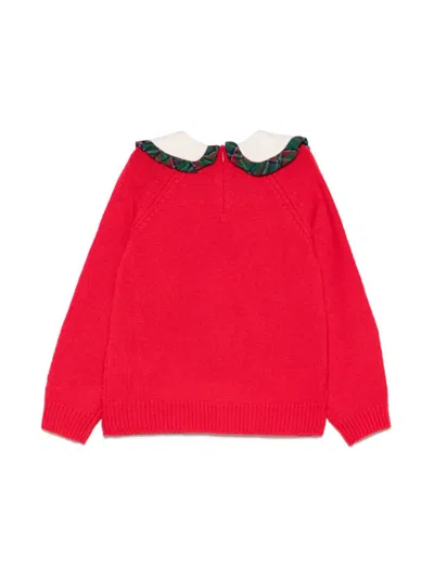 Mc2 Saint Barth Kids' X Snoopy Peanuts Calia Sweater In Rot