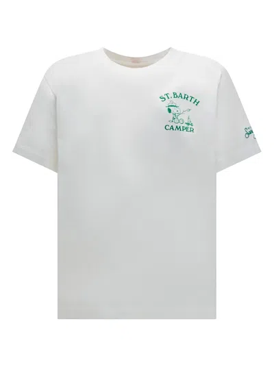 Mc2 Saint Barth Kids' X Snoopy Peanuts Camper T-shirt In 白色