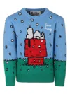 Mc2 Saint Barth X Snoopy Peanuts Sweater In Blue
