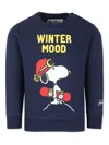 Mc2 Saint Barth X Snoopy Peanuts Sweatshirt In Blue