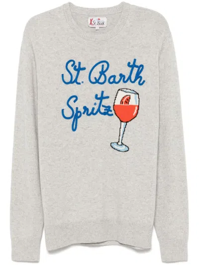Mc2 Saint Barth X Spritz Heron Sweater In Grey