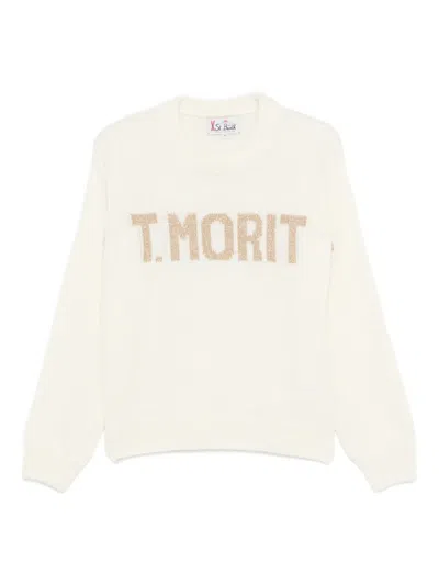 Mc2 Saint Barth X St. Moritz Danya Sweater In Neutral