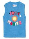 Mc2 Saint Barth X St. Moritz Top Of The World Joey Sweater In Blue