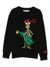Mc2 Saint Barth X The Grinch Douglas Crew-neck Sweater In Black