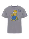 Mc2 Saint Barth X The Simpsons Bart Print T-shirt In Grey