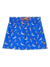 Mc2 Saint Barth X The Simpsons Patterned Swim Shorts In Blue