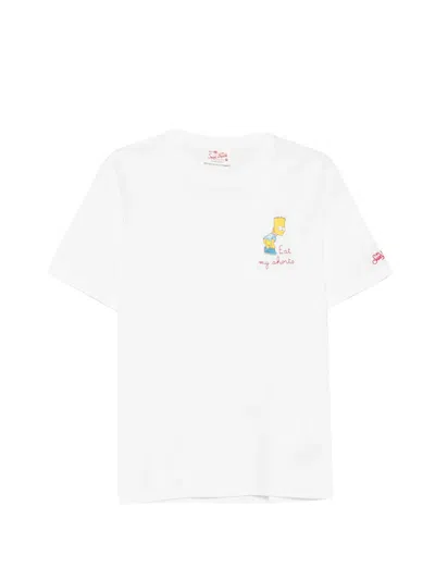 Mc2 Saint Barth X The Simpsons Portofino Graphic-print T-shirt In White