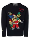 Mc2 Saint Barth X The Simpsons Sweater In Blue