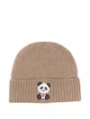 Mc2 Saint Barth X Trudi Embroidered Beanie In Brown