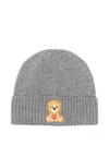 Mc2 Saint Barth X Trudi Embroidered Beanie In Gray