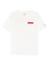 Mc2 Saint Barth X Yuppies Flock Detail T-shirt In White