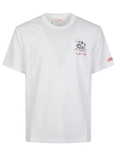 Mc2 Saint Barth X Disney Crew-neck T-shirt In White
