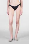 Mc2 Saint Barth Yali Beachwear In Black Polyamide In Black