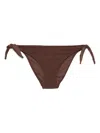 Mc2 Saint Barth Yali Bikini Bottoms In Brown