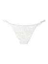 Mc2 Saint Barth Yali Eyelet-detail Lace-up Swim Briefs In White