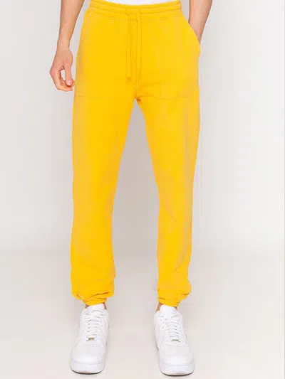 Mc2 Saint Barth Yellow-ochre Track Pants Pantone Special Edition