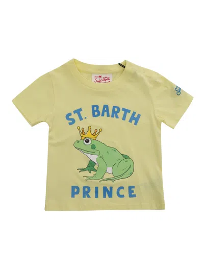 Mc2 Saint Barth Kids' Yellow Prince T-shirt