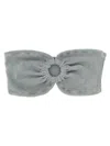 Mc2 Saint Barth 'yulia' Bikini Top In Gray