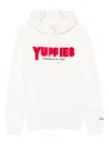Mc2 Saint Barth Yuppies Hoodie In White