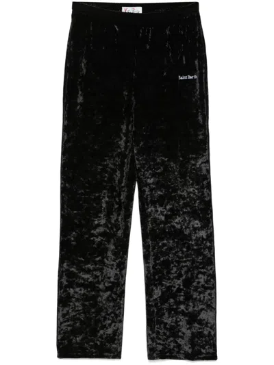 Mc2 Saint Barth Yvonne Trousers In Black