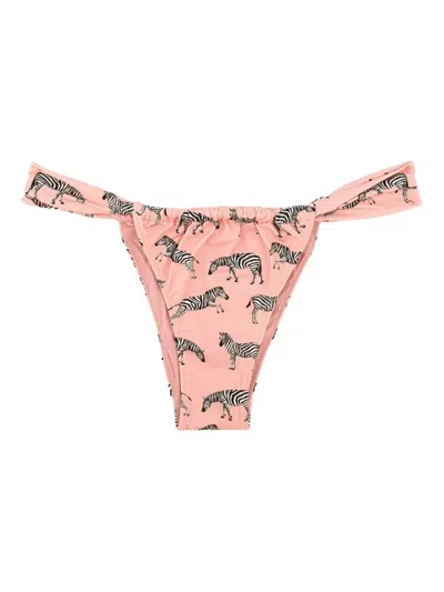MC2 SAINT BARTH ZEBRA-PRINT BIKINI BOTTOM
