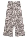 Mc2 Saint Barth Zebra-print Pants